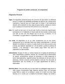 Mi diagnóstico personal acerca del consumo de agua diario es deficiente porque no ingiero las cantidades apropiadas de agua al día y aunque sé lo importante y esencial que es el agua para mi cuerpo.