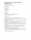 Para rellenarlas: colocar Dulce de Leche Patagonian Life en una manga y con su pico hacer un agujero en las bombitas y rellenarlas con el Dulce!