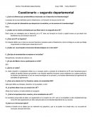Cuestionario – segundo departamental