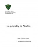 Tras el presente informe se verificara experimentalmente la segunda ley de Newton que establece que la aceleración de un objeto es directamente proporcional a la fuerza neta que actúa sobre él e inversamente proporcional a su masa.