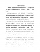 Trabajador mexicano - Ensayo