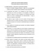 La Unión Europea. La Iniciativa Ciudadana Europea