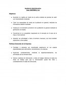 Audotoría Administrativa- Caso OUSTERIX S.A