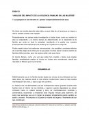 Análisis del impacto de la violencia familiar en las mujeres