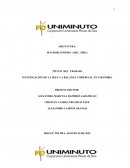 INVESTIGACIÓN DE LA IED Y LA BALANZA COMERCIAL EN COLOMBIA