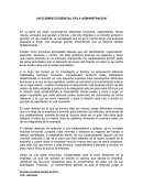 ELEMENTO ESENCIAL EN LA ADMINISTRACION