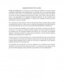 LA ADMINISTRACIÓN POR VALORES.