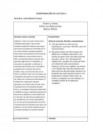 COMPROBACIÒN DE LECTURA 1. Página 1