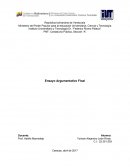 Enayo Argumentativo de Formacion Sociocritica