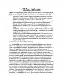 EL ALCOHOLISMO ESTUDIO DE CASO