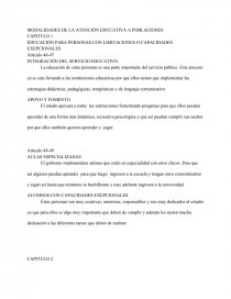 MODELOS DE CONVIVENCIA Y APRENDIZAJE. Página 1