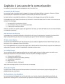 Capítulo 1 Los usos de la comunicación
