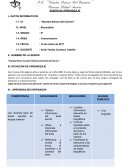 SESIÓN DE APRENDIZAJE