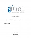 Resumen – Poder de la cultura para el desarrollo