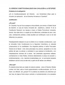 EL DERECHO CONSTITUCIONALIZADO UNA CAVILACIÒN A LA ESTUPIDEZ