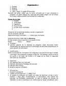 Organizacion 1. Alineación de las metas personales y las de a organización