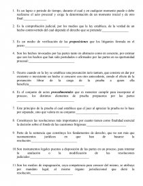 Cuestionario examen teoria del proceso preguntas. Página 1
