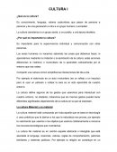 CULTURA I ¿Qué es la cultura?