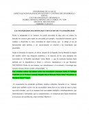 LAS NECESIDADES INSATISFECHAS Y SITUACION DE VULNERABILIDAD