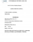 INFORME DE PRÁCTICAS PRÁCTICA N°: 7 TITULO: Preparación de disoluciones acuosas