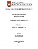 Administracion de la producción