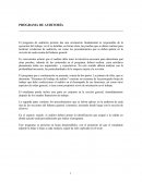 Programa de auditoria financiera