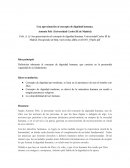 Una aproximación al concepto de dignidad humana