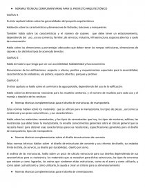 NORMAS TÉCNICAS COMPLEMENTARIAS PARA EL PROYECTO ARQUITECTÓNICO Capítulo 1. Página 1