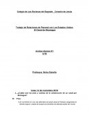 Trabajo de Relaciones de Panamá con Los Estados Unidos El Canal de Nicaragua
