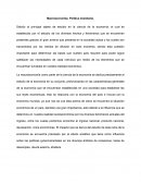 MACROECONOMIA, POLITICA MONETARIA