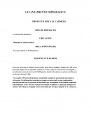 TIPO DE PROYECTO Levantamiento planímetro