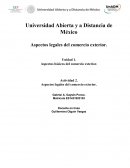 Aspectos legales del comercio exterior