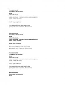 DESARROLLO TECNOLOGICO ABASTECIMIENTO. Página 1