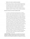 Objetivos de la cadena de suministro (8 principios)