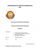 FACULTAD DE MARKETING & PUBLICIDAD TRABAJO DE MATEMATICA FINANCIERA