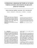 Limitaciones y alcances del indulto en el marco histórico-evolutivo del derecho de ejecución penal en honduras