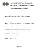 ENSAYO DE EL PAPEL Y EL AMBIENTE DE LAS FINANZAS CORPORATIVAS
