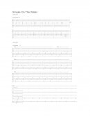 Tablatura Smoke on the Water