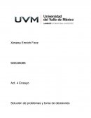 Solución de problemas y toma de decisiones Liderazgo y Trabajo en Equipo