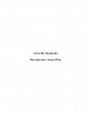 GUÍA DE TRABAJO Plan Operativo Anual (POA)