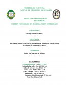 RESUMEN SOBRE: CONCEPTOS, PRINCIPIOS, OBJETIVOS Y FUNCIONES DE LA ORIENTACION EDUCATIVA