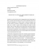 ARQUITECTURA Y SU PAPEL EN EL DESPLAZAMIENTO FORZADO EN COLOMBIA