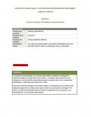 Química.Bomba calorimétrica. Semestre AD16