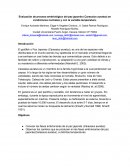 Evaluación de proceso embriológico del pez japonés (Carassius auratus) en condiciones normales y con la variable temperatura