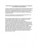 Determinación de la concentración de un lote de N2H4 para su dosificación en una empresa de espumas plásticas