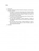 Delimitación del mar territorial con respecto a las operaciones del canal de Panamá