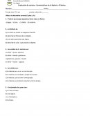 Evaluación de ciencias : Características de la Materia 4º básico