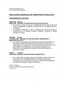 DIRECCIONES GENERALES DEL MINISTERIO DE EDUCACION