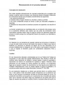 Resoluciones en materia laboral