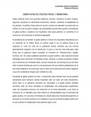 JOSEPH STIGLITZ: POLÍTICA FISCAL Y MONETARIA